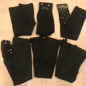 Lot of 6 girls leggings